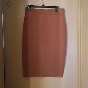 NWT Wet Seal Ribbed Skirt tan